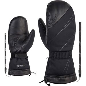 Ziener KLIVEO Dámske lyžiarske rukavice, čierna, veľkosť 7.5