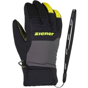 Ziener LANUS AS  PR JR Detské lyžiarske rukavice, čierna, veľkosť 7.5