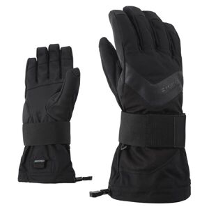 Ziener MILAN AS® Pánske snowboardové rukavice, čierna, veľkosť 8